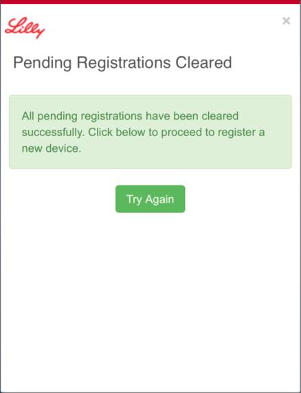 Clear pending registrations (Bekleyen kayıtları temizle)