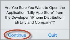 Lilly App Store - Ayarlama 1. Ana ekrana dönmek için Ana Ekran düğmesine basın. 2. Lilly App Store simgesini tıklayarak uygulamayı yükleyin. 3.