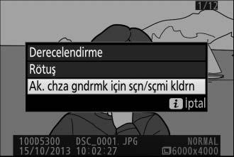 Yükleme için Resimleri Seçme Akıllı cihaza yüklemek üzere fotoğraflar seçmek için aşağıdaki adımları izleyin. Filmler yükleme için seçilemez. Yükleme için Bağımsız Resimler Seçme 1 Bir görüntü seçin.