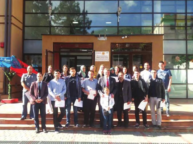 Yücel Güney 13-14 Mayıs tarihlerinde Batı Avrupa Programları Ara Sınavları için ziyaret ettiği Kosova ve Makedonya da