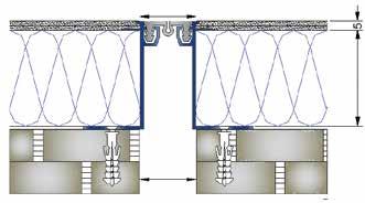 Kapasitesi: ± 5mm Movement Capacity:± 5mm AR220-030 CORNER DETAIL Isı yalıtımlı dış cephelerde kullanılan dilatasyon profili.