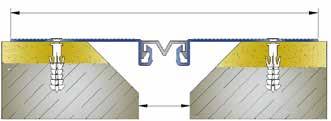 Açıklık : 20-30 mm Width: 20-30 mm Derinlik : 12,5 mm Depth: 12,5 mm Hareket Kapasitesi: ± 10mm Movement Capacity:± 10mm AR253-030