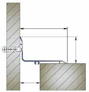 Dilatasyon Kapak Profilleri Cover Joint Profiles Kapaklar Covers AR60 DT (Duvar Tavan) AR60 DT (Wall / Ceiling) AR100 ZD