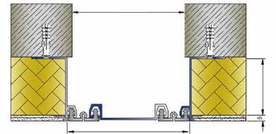 ± 16mm AR202-101 CORNER DETAIL Isı yalıtım altı dış cephe dilatasyon profili.