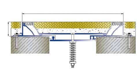 15 cm Zemin Sismik Dilatasyon Profilleri 15 cm Seismic Expansion Joint Profiles For Floor 15 CM Dilatasyon Profilleri 15 CM Expansion Joints 15cm açıklık için kaplama altı zemin