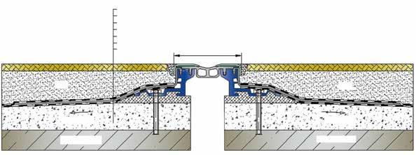 5 cm Su Yalıtımlı Zemin Dilatasyon Profilleri 5 cm Watertight Expansion Joint Profiles For Floor Tam Sızdırmaz Dilatasyon Profilleri Watertight Expansion Joints AR600-050 Tam sızdırmaz dilatasyon