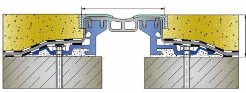 When thermal insulation is performed over water isolation, the profile system is raised with toe concrete. It is recommended to use geotextile over membrane for protection. / Ceramic tile. / Lever.