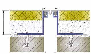 If the narrow insert is desired this profile is suitable for ceramic, marble and any other finishing material.