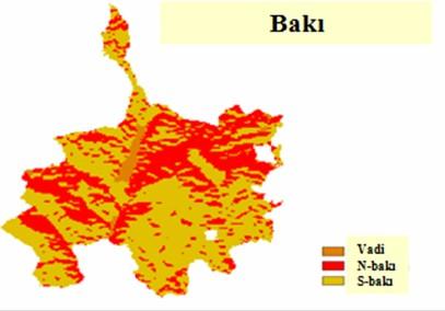 farklılıklar luşabilmektedir. Kuzey eğimleri = 1.