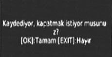 NOT: Kanal listesini görüntülemek için Tamam düğmesine basabilirsiniz. Ayarları Yükle Alıcı ayarlarınızı kaydedebilir ve yükleyebilirsiniz.