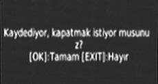 Geri tuşu: Bir önceki ekrana döner Kırmızı tuş: Tam ekran ile küçük resim penceresi arasında geçiş yapar. Sarı tuş (Sil): Seçilen kaydı siler.