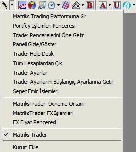 Matriks Trader ile FX İşlemleri Matriks trader ile hisse işlemlerinizin