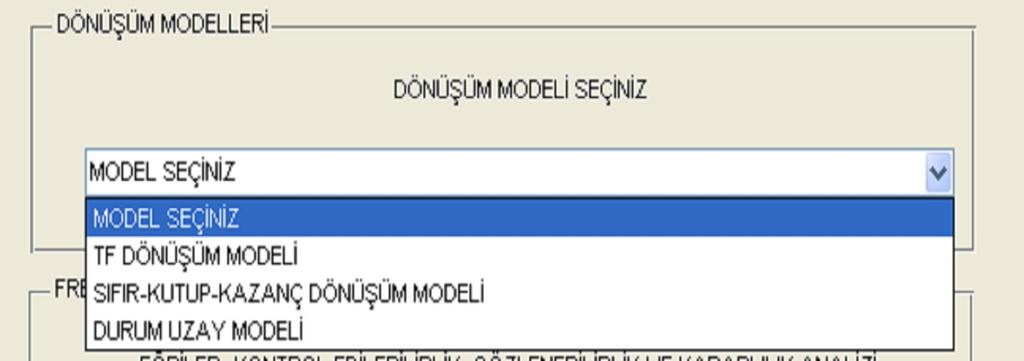 40 Tasarlanan şekil 4.22 deki arayüz ile şekil 4.21. deki gibi bir sistemin açık veya kapalı döngü durumlarında frekans alanı eğrileri ve kök-yer eğrileri çizdirilebilmektedir.