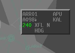 Resim 99 Etiket Üzerinden PEL Koordinasyonu 7.1.11 Coord. Orderes: Exit Flight Level - XFL Trafiğin sektör çıkış seviyesi ile ilgili gerekli koordinasyonu sağlamak amacıyla kullanılır.