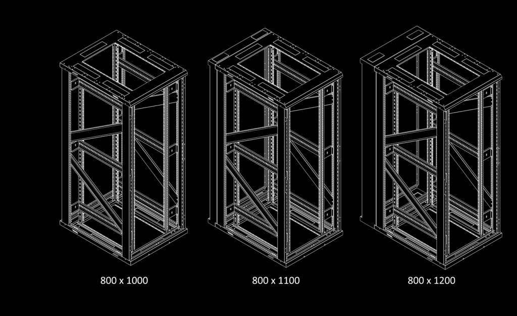 850x1150x2250 149 151 BRÜT ÜRÜN AĞIRLIĞI (kg) CİHAZ DİKMESİ ÖLÇÜSÜ (U) QRACK 19" DATA CENTER 42U 800X1100 KABINET Q19-DC44U8011 NET ÜRÜN AĞIRLIĞI (kg) ÜRÜN TANIMI Q19-DC42U8011 BOYUT ÖLÇÜLERİ (mm)