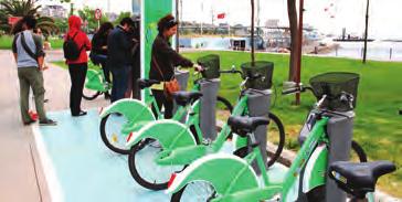 Elektrikli bisikletlerin kullanılacağı uygulama ile özellikle çocuklara, engellilere ve yaşlılara hizmet vermeyi planladık.