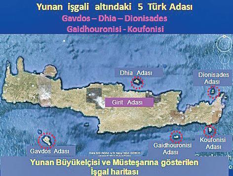 Daha tartışmanın başında afallayan Loukakis, "Bizde de haritalar var, bizim Büyükelçiliğe gelin size gösterelim" diyerek yediği golü çıkarmaya, işi geçiştirmeye çalışır.