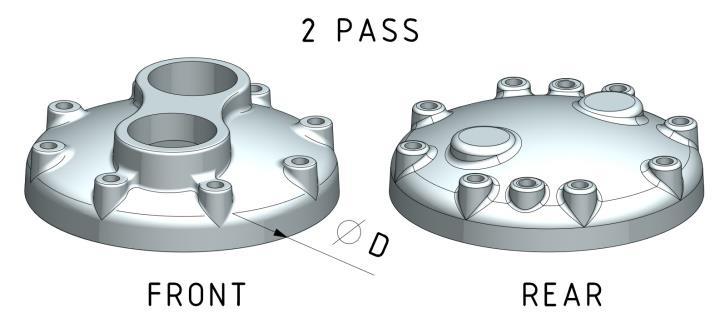 YEDEK PARÇA - SPARE PARTS Kondenser Kapakları / Condenser Caps KOD / CODE D PASS SU HATTI BAĞLANTILARI WATER CONNECTION KULLANILDIĞI ÜRÜNLER / SUITABLE WITH K1704 170 4 G 1" RKDEW0-RKDEW35 K004 00 4