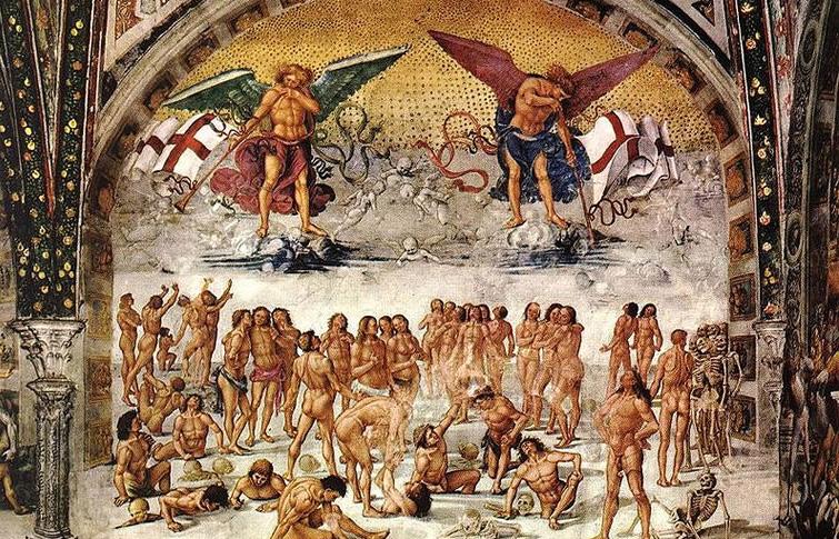Luca Signorelli nin Orvieto Katedralinindeki freski celli- Boltraffio ile çağrışımlar dizisine yerleştirilmesi olanaklı olan Bosna Hersek ve Herr sözcük adlarıyla karşılaşıyoruz 6.