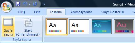 Resim 0.1: Sayfa yapısı Daha sonra sayfa yapısı ayar penceresi açılır. Resim 0.