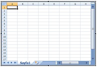37: Elektronik tablo ekleme Excel Elektronik Tablosu komutunu tıklayınız. Slayt içerisine otomatik olarak tek bir çalıģma sayfasından oluģan bir elektronik tablolama kitabını ekler.