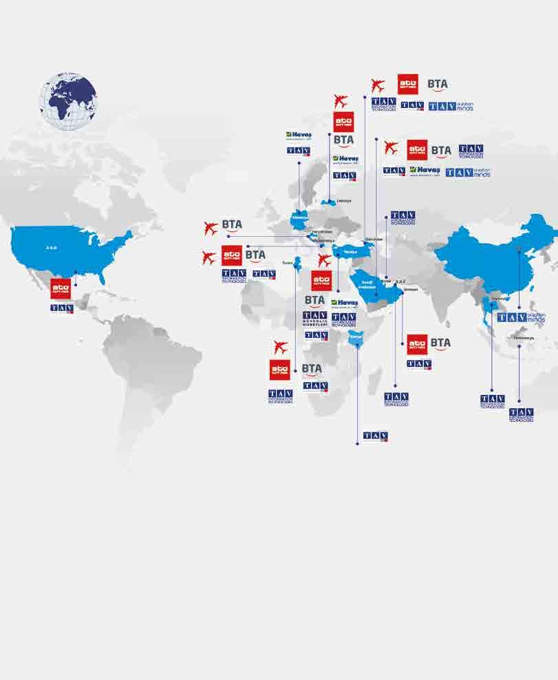 TAV HAVALIMANLARI 45 OPERASYON HARİTASI 15 Ülke 69 Havalimanı TÜRKIYE Atatürk Havalimanı TAV Payı 2016 Yolcu Sayısı (Milyon) 2016 Ticari Uçak Trafiği (Bin) 60,1 451,8 Esenboğa Havalimanı 13,0 94,3