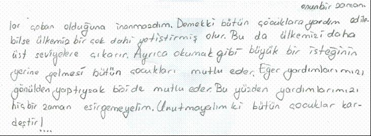 projesi. Kız öğrencilere 2004 ten beri ve erkek öğrencilere yönelik burs programımız da 2010 dan beri düzenli halde devam etmektedir.