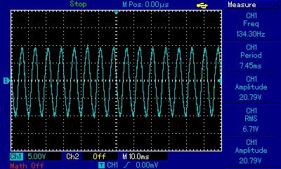 ohm Resim 8.9.(c), (d), (e) ve (f) de, gerilim değeri osiloskobun ölçme alanını aştığı için osiloskop probu X10 kademesine alınmıştır.