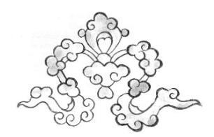 18 Bulut: 15.16.yüzyılda bolca kullanılan bu motif sonraki yüzyıllarda çok azalmış, bazense ortadan kaybolmuştur (Özcan, 2002: 3). 2.6.2.Hayvansal Motifler Fotoğraf 2.7 Bulut Motifi (C.