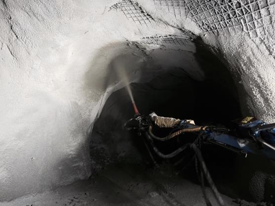 Boyama atıldıktan sonra, üzerine çelik hasır bağlanmaktadır. Çelik hasır bağlandıktan sonra ise esas shotcrete işlemine geçilir.