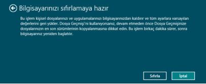 Yalnızca dosyalarımı kaldır ve Sürücüyü tümüyle temizle