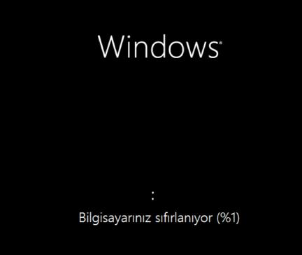 Adım 5: Sıfırla butonuna tıklayın.