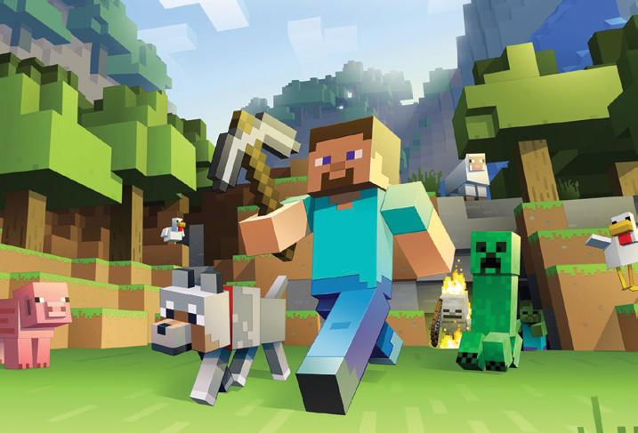 Minecraft; Dünyada 25 milyon kullanıcısı olan ve desenli küplerle tasarım yapmanızı sağlayan 3-boyutlu bir gelişim oyunudur.