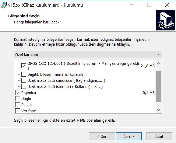 YÖ KC İ NGENİ CÖ Mİ KRÖSHÖP/Mİ KSHÖP KURULUM DÖKU MANİ Yeni nesil ÖKC cihazlardan birisi olan İngenico nun, programımızla haberleşmesi için bir takım ayarlar yapılması gereklidir.