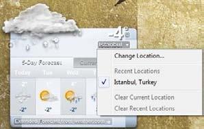 Spor haberlerini kapatıp Widget Bar üzerindeki başka bir widget a geçmek için kumanda Back tuşuna basınız.