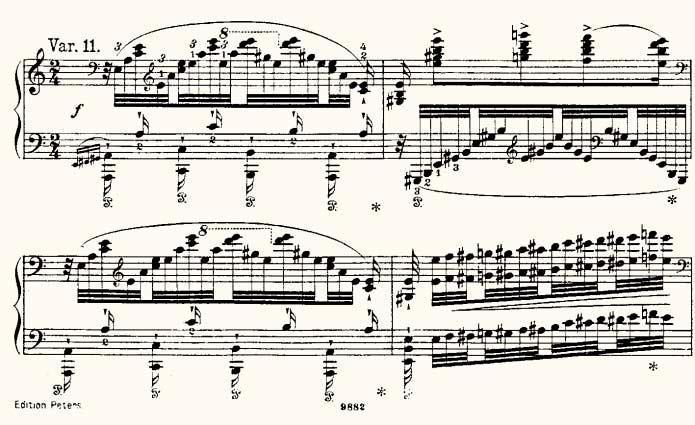 39 Şekil 3. Paganini nin Liszt tarafından piyanoya uyarlanan 6. Etüd ünün 11. Varyasyonunun üç saniyelik segmenti (Münte, 2002: 473). 2.5.3. Doğaçlama ve Yaratıcılık Müzikal doğaçlamayı ve