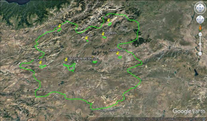 Palmet Enerji PGG (Palmet Gaz Grup) PALEN 2004 yılında EPDK dan 30 yıl süreli dağıtım lisansı alınarak kurulmuştur Dağıtım bölgesi, Türkiye nin en soğuk ve doğu bölgesinin en yoğun nüfusa sahip