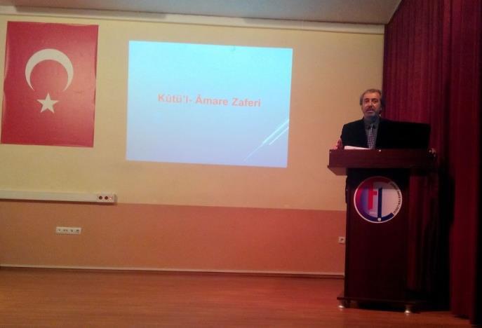 KONFERANS Yrd. Doç. Dr. M. Hakan ÖZÇELİK I.