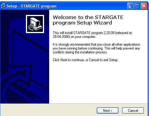 STARGATE PROGRAM KURULUMU: Öncelikle stargate programını bilgisayarımıza kurmamız gerekmektedir.
