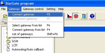 4:Gateway-connect gateway diyerek cihaza