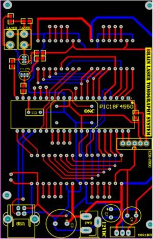 3. Sistem Çıktıları ve Sonuçlar Şekil 6. Ana elektronik kart montajı ve xy hareket sistemi Şekil 7.