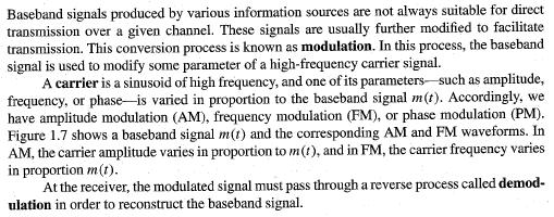 Impora Reasos for Modulaio: Ease of Radiaio: c=l f Simulaeous Trasmissio of Several Sigals