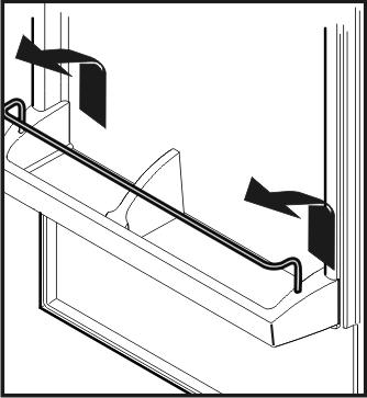 3 (2) basın. Fig. 7 u Dayama kenarına (2) sahip olan cam plakanın arkada bulunması gerekir. u Durdurmaların (3) aşağıya dönük olması için, çıkartma durdurmalı cam plakasının (1) önde olması gerekir.