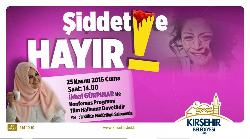 faaliyetler tertip edilmiştir.