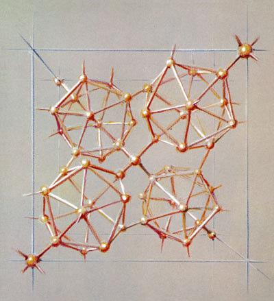 Saf B 2 O 3 yapıda BO 3 üçgenleri şeklinde 3 üyeli halkalar olarak bulunur. 2.8.