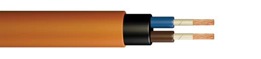 NHXH FE 0 / E90 ÇAPRAZ BAĞLI, HALOJENSİZ, ALEVE DAYANIKLI ÇOK DAMARLI KABLOLAR CROSS LINKABLE, HALOGEN FREE AND FIRE RESISTANT MULTICORE CABLES alev bariyer Mika bant Mica tape izole / insulation S E