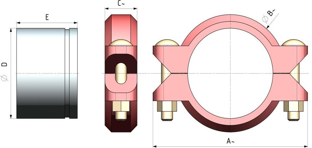 AKSESUARLAR - ACCESSORIES Esnek Kaplin / Flexible Coupling (FLC)