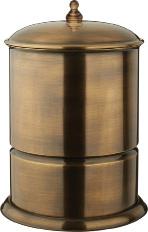 Antique Trash Bin Chrome Pirinç Brass 23115 23111 231