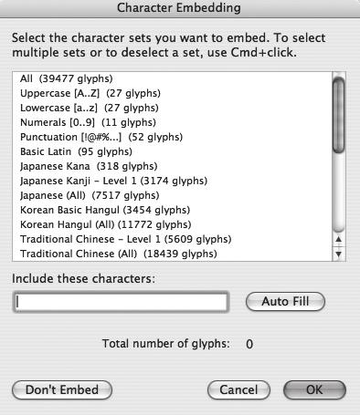 3. Gömmek istediğiniz karakterleri Windows altında Control, OS X altında Command tuşu ile birlikte tıklayarak seçin.