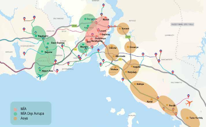 2016 Faaliyet Raporu 43 DOĞUŞ GYO 2016 Yılı Türkiye de Ofis Sektörü 2016 yılı sonu itibarıyla toplam A sınıfı ofis arzı 5 milyon m² yi aşarak yıllık %9 artış göstermiştir.